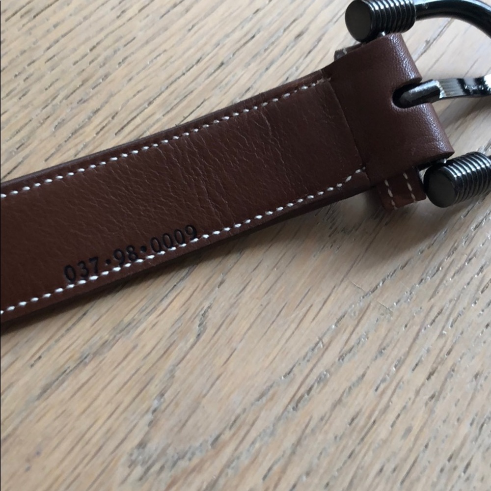Authentic Gucci brown leather belt - Picture 5 of 5